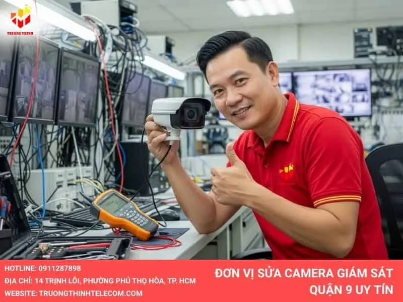 Đơn vị sửa camera giám sát uy tín tại quận 9