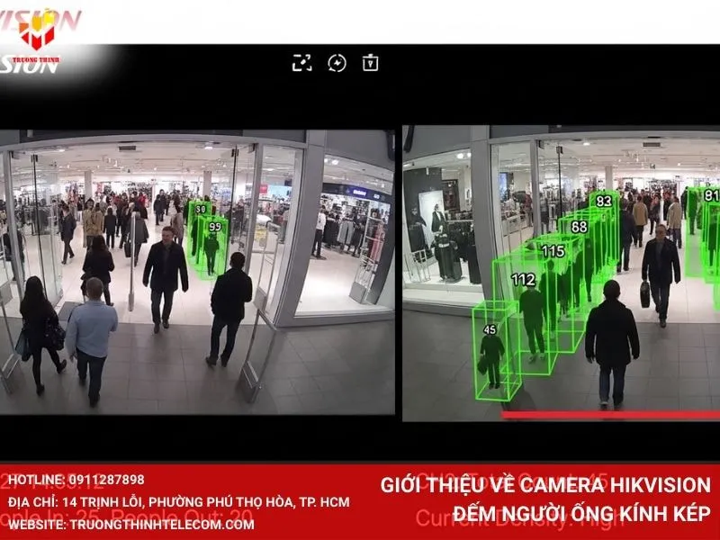 Giới thiệu về camera Hikvision đếm người ống kính kép