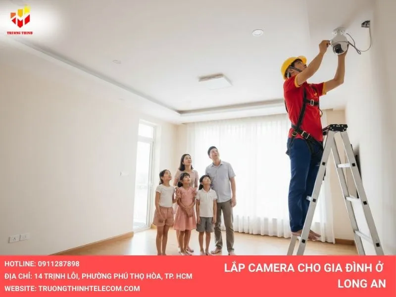 Lắp camera cho gia đình ở Long An