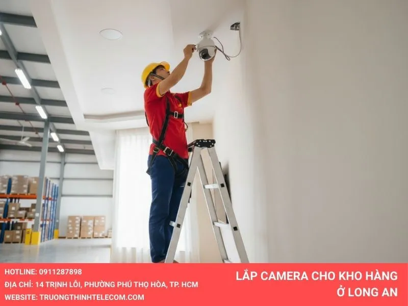 Lắp đặt camera cho kho hàng ở Long An
