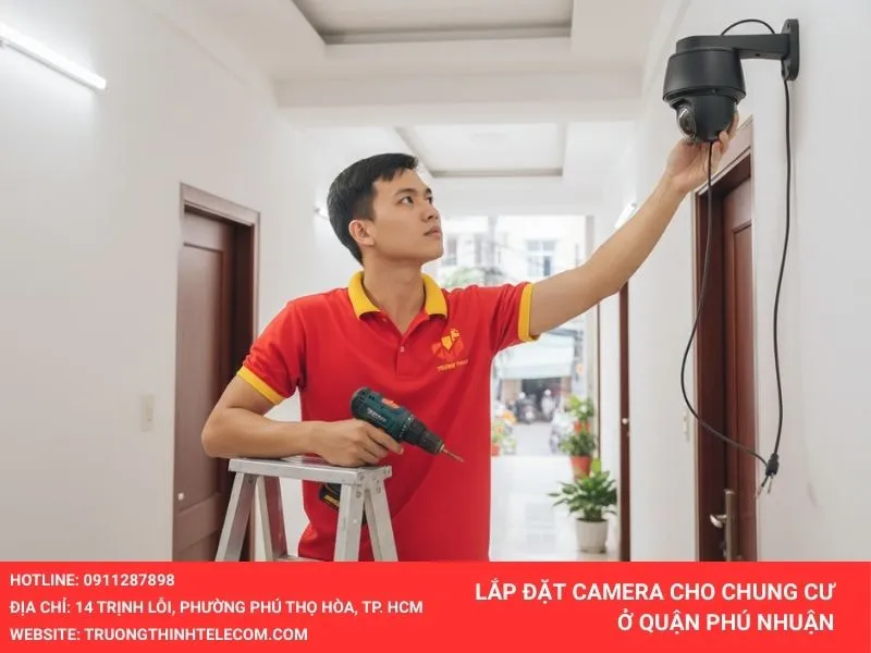 Lắp đặt camera cho chung cư quận Phú Nhuận