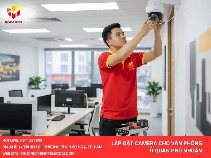 Lắp đặt camera cho văn phòng quận Phú Nhuận