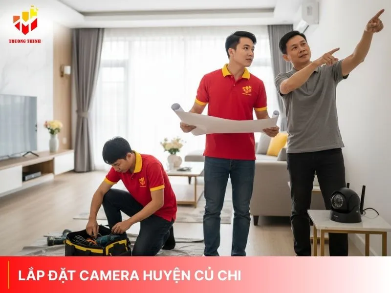 Lắp đặt camera Huyện Củ Chi trọn gói tận nơi giá rẻ