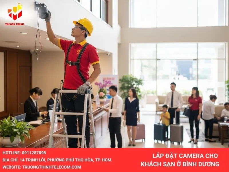 Lắp đặt camera khách sạn ở Bình DUongw
