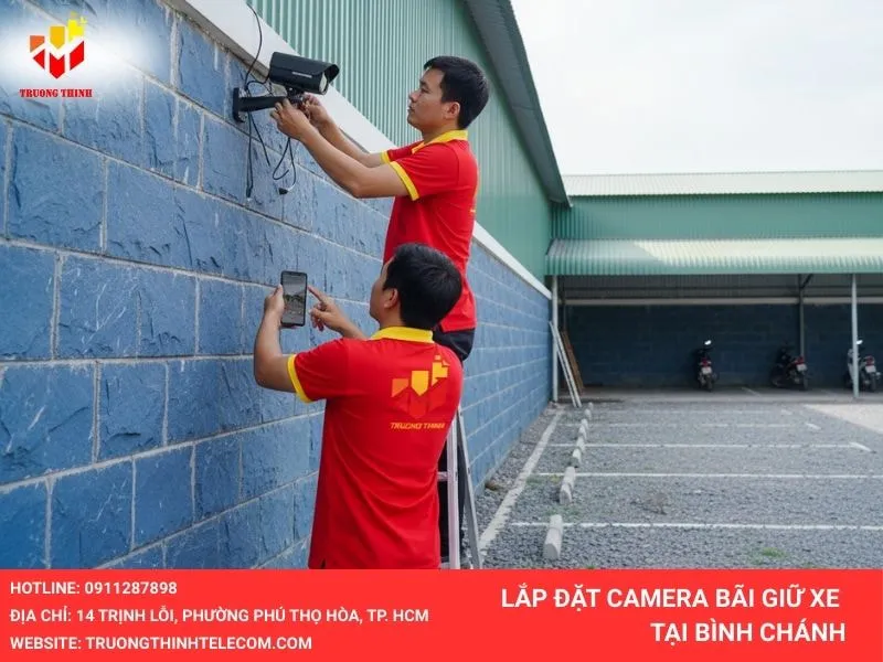 Lắp đặt camera tại bãi giữ xe huyện Bình Chánh