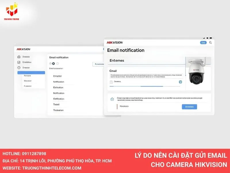 Lý do nên cài đặt gửi email camera IP Hikvision