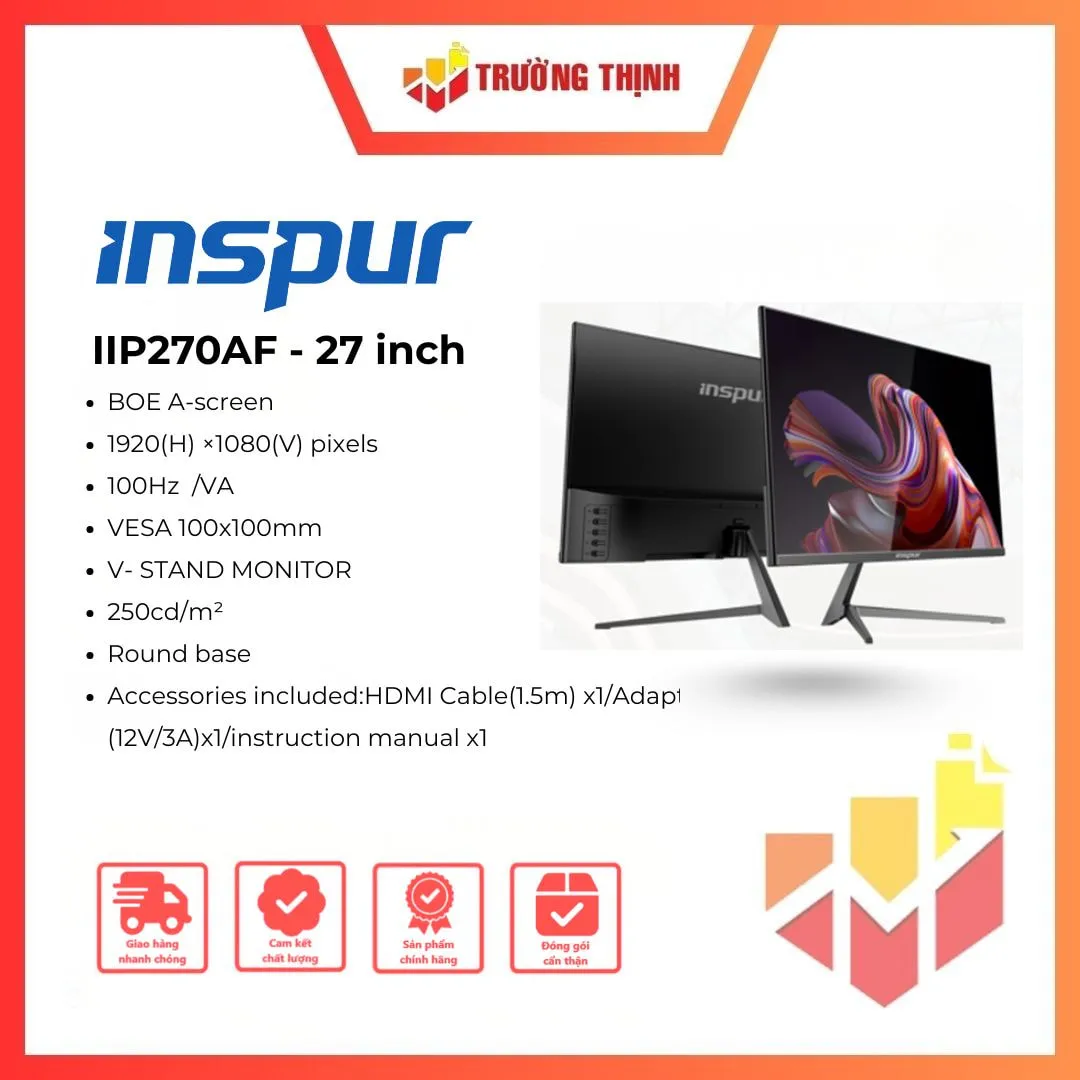 Màn hình văn phòng Inspur IIP270AF 27 inch