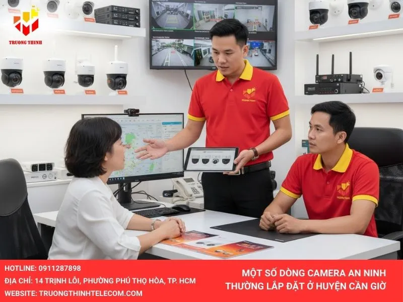 Một số dòng camera thường lặp đặt ở huyện Cần Giờ