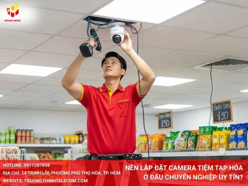 Nên lắp đặt camera tiệm tạp hóa ở đâu chuyên nghiệp uy tín?