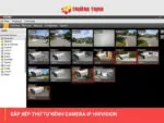 Sắp xếp thứ tự kênh camera IP Hikvision