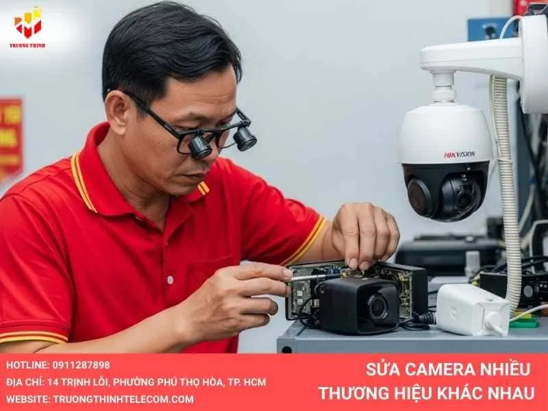 Sửa lỗi camera đến từ nhiều thương hiệu khác nhau
