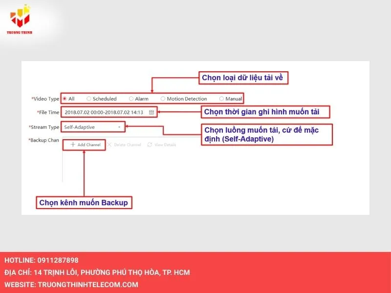 Thiết lập cấu hình