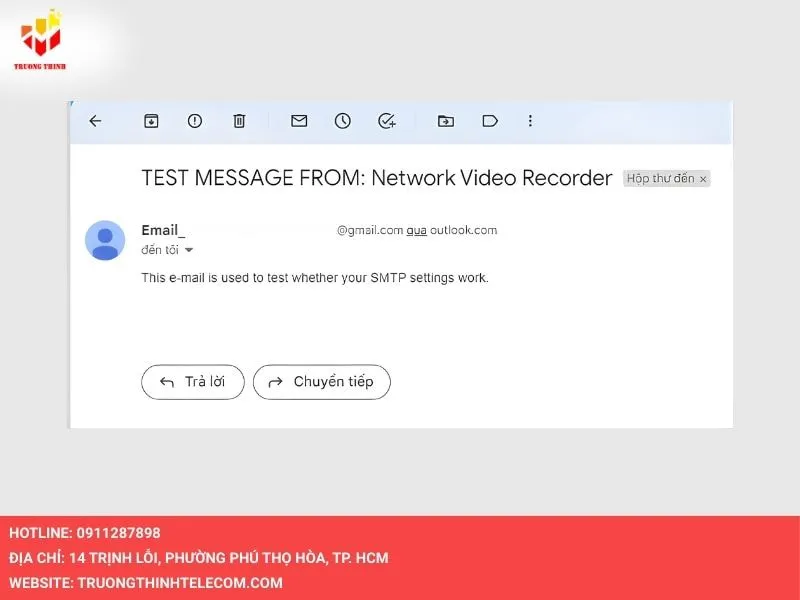 Thông báo thành công