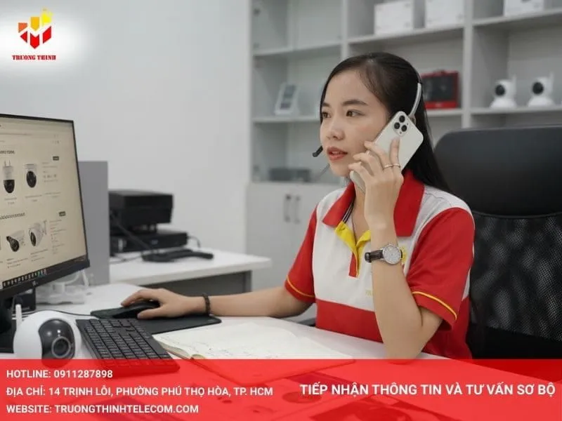 Tiếp nhận thông tin và tư vấn sơ bộ
