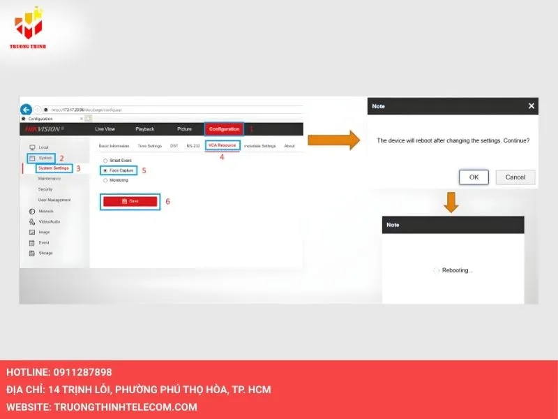 Truy cập vào Configuration
