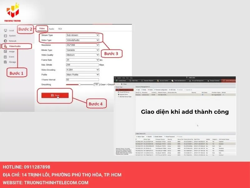 Tùy chỉnh âm thanh camera Hikvision