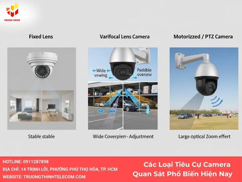 Các Loại Tiêu Cự Camera Quan Sát Phổ Biến Hiện Nay
