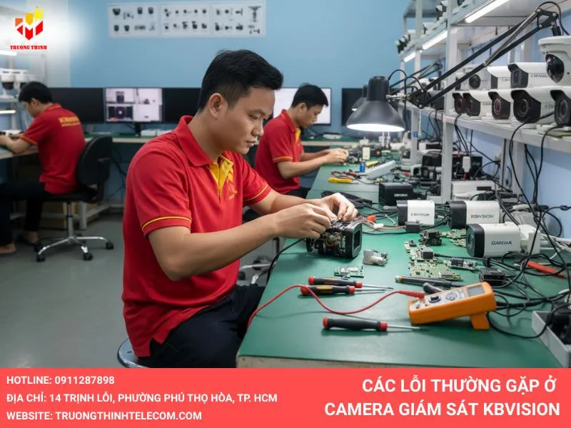 Các Lỗi Thường Gặp Ở Camera Giám Sát Kbvision