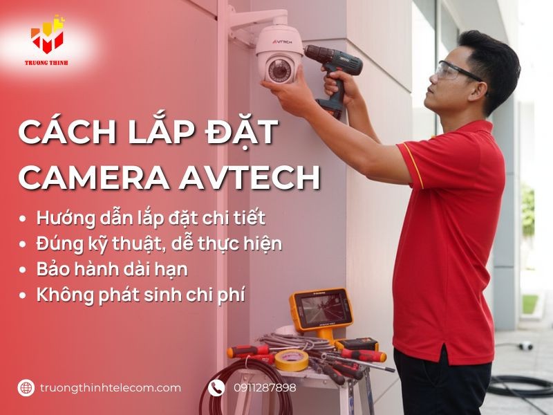 Cách lắp đặt camera avtech