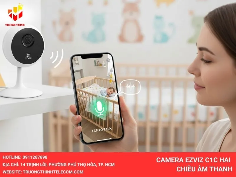 Camera Ezviz C1C hai chiều âm thanh