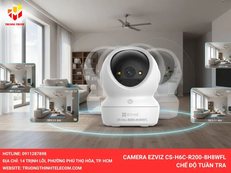 Camera Ezviz CS-H6c-R200-8H8WFL chế độ tuần tra