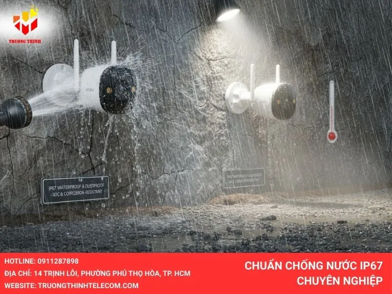 Chuẩn chống nước IP67 chuyên nghiệp