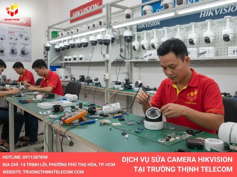 Dịch vụ sửa camera Hikvision tại Trường Thịnh Telecom