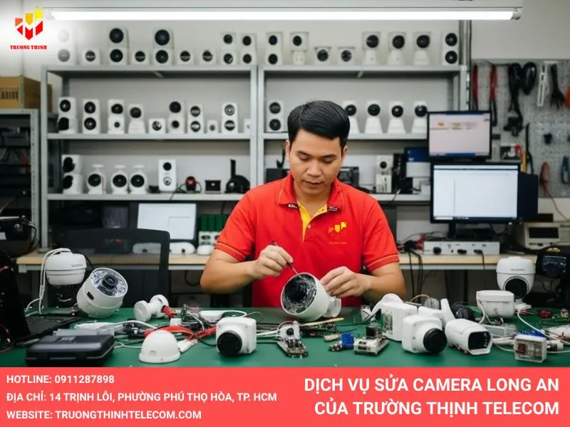 Dịch vụ sửa camera Long An của Trường Thịnh Telecom