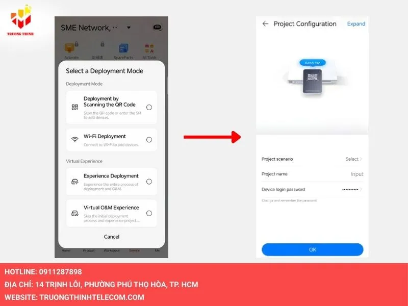 Điền đầy đủ thông tin