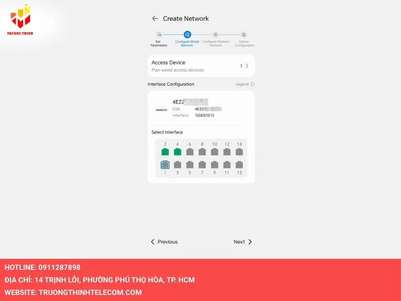 Định cấu hình mạng có dây