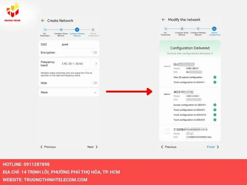 Định cấu hình mạng không dây