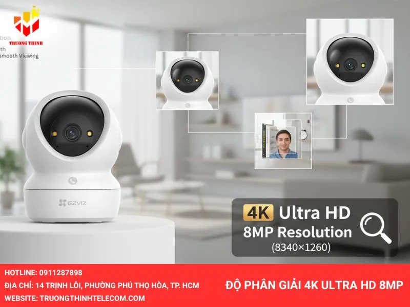 Độ phân giải 4K Ultra HD 8MP