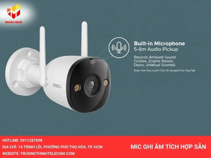 Mic ghi âm tích hợp sẵn