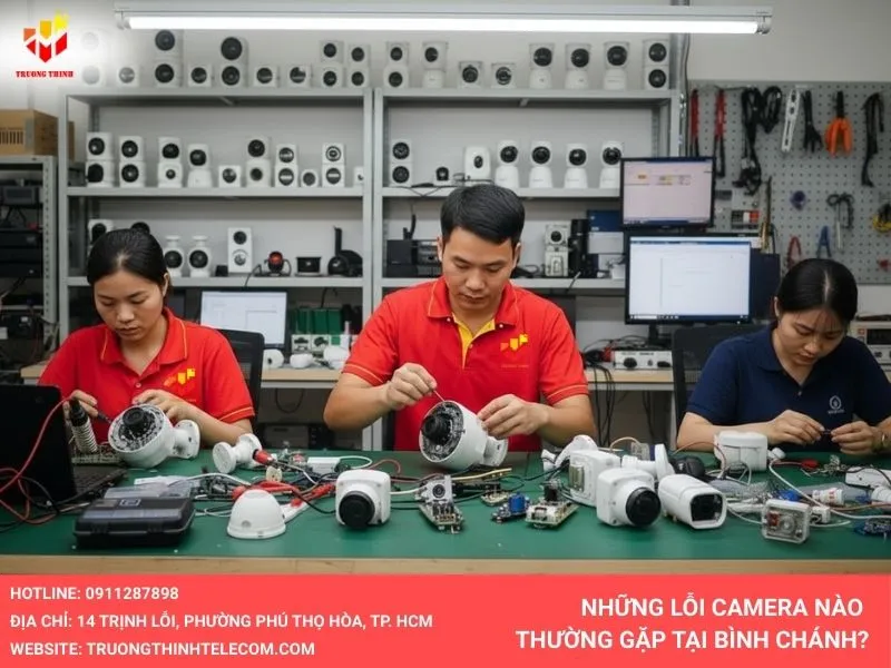 Những lỗi camera nào thường gặp tại Bình Chánh