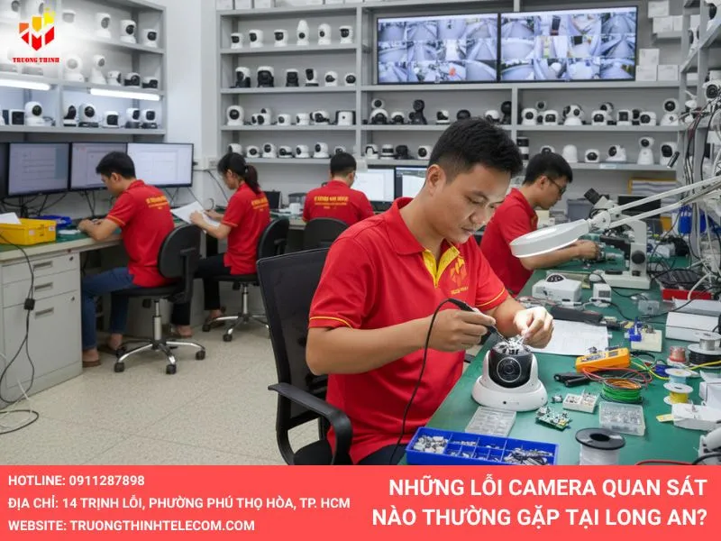 Những lỗi camera quan sát nào thường gặp tại Long An