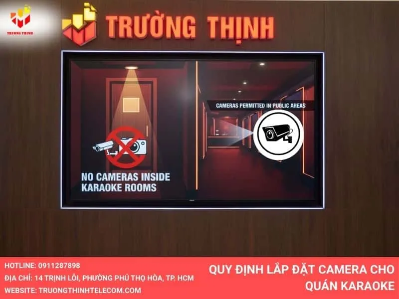 quy định lắp đặt camera cho quán karaoke