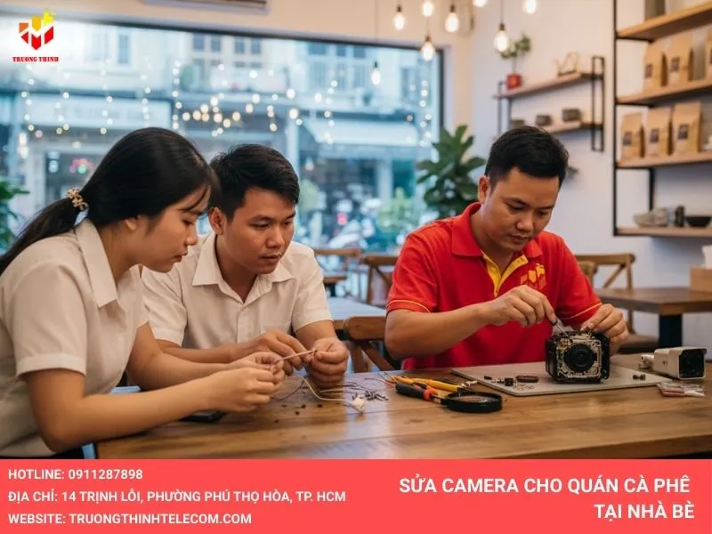 Sửa camera cho quán cà phê tại Nhà Bè