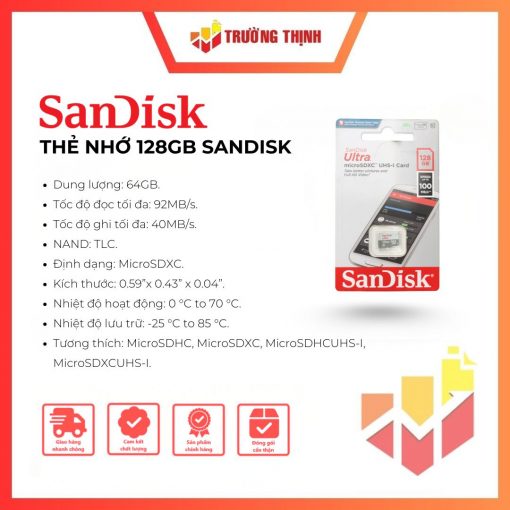 Thẻ nhớ 128GB Sandisk