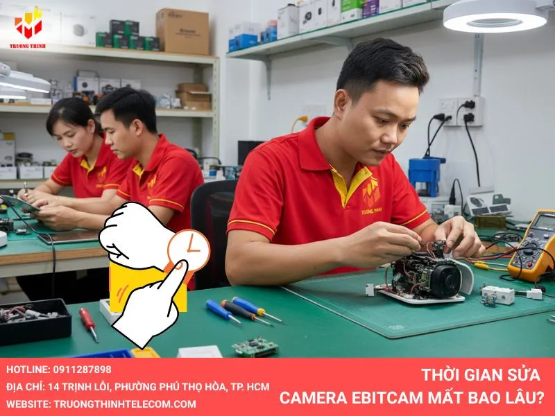 Thời Gian Sửa Camera Ebitcam Mất Bao Lâu?
