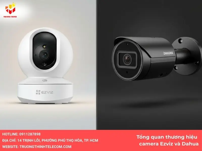 Tổng quan thương hiệu camera ezviz và dahua