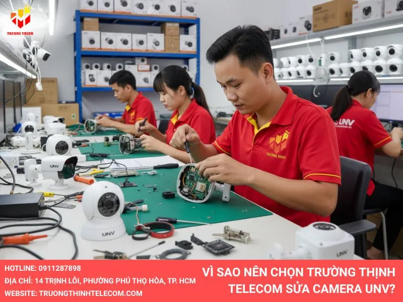 Vì Sao Nên Chọn Trường Thịnh Telecom Sửa Camera UNV