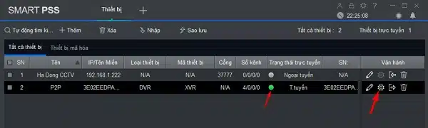 Kiểm tra trạng thái Online