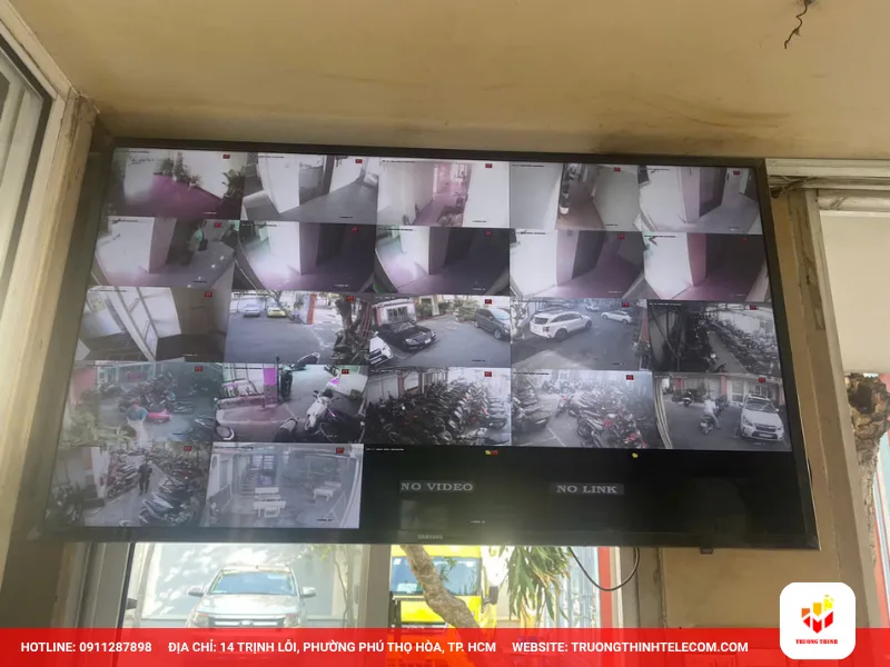 Lắp đặt hệ thống camera giám sát cho bãi giữ xe tại Nguyễn Thị Định