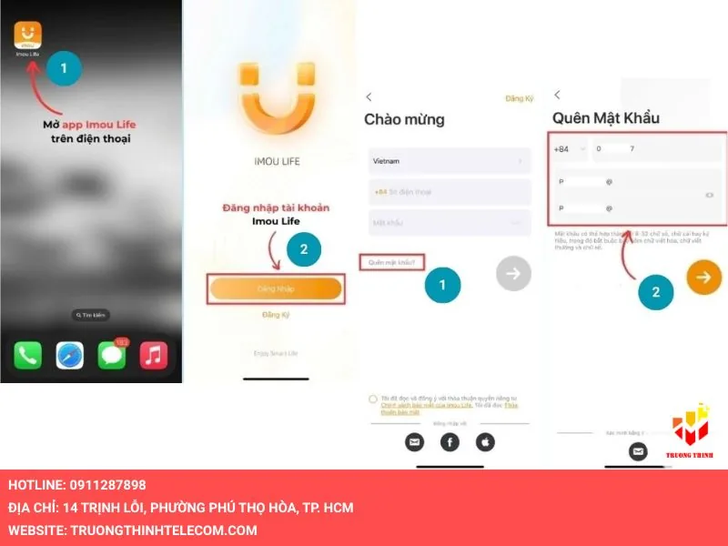 Mở ứng dụng Imou