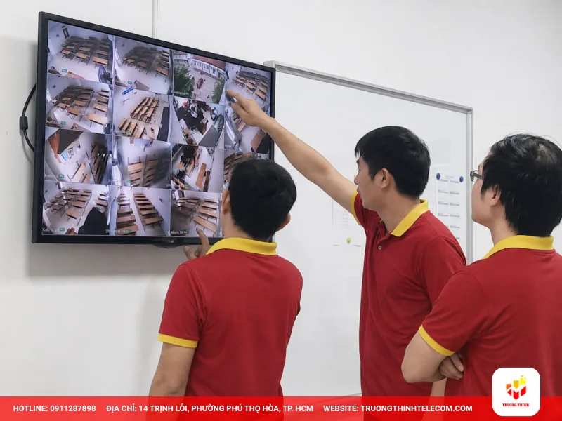 Quy trình khảo sát và lắp camera trường học