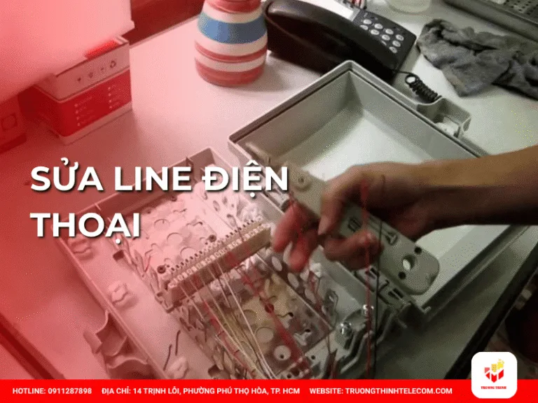 Sửa line điện thoại