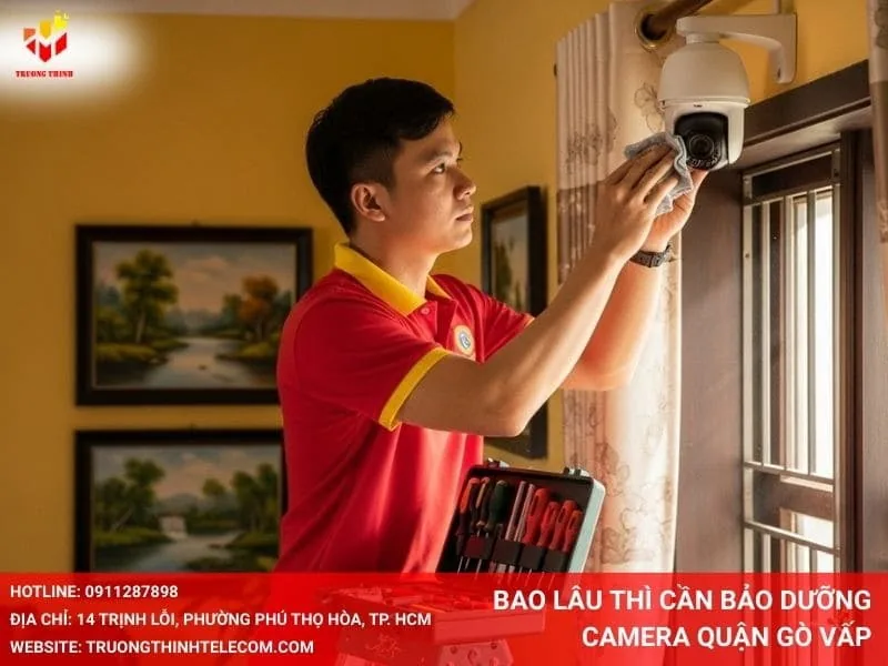 Bao lâu thì cần bảo dưỡng camera Quận Gò Vấp?