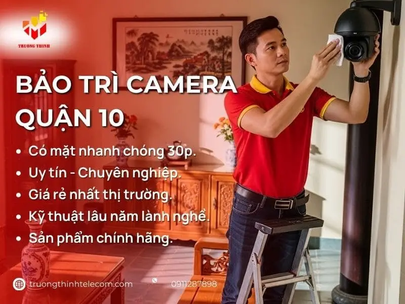 Bảo trì camera Quận 10