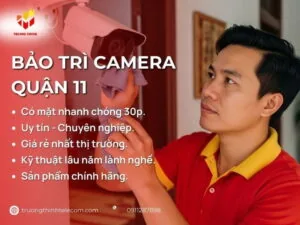 Bảo trì camera Quận 11