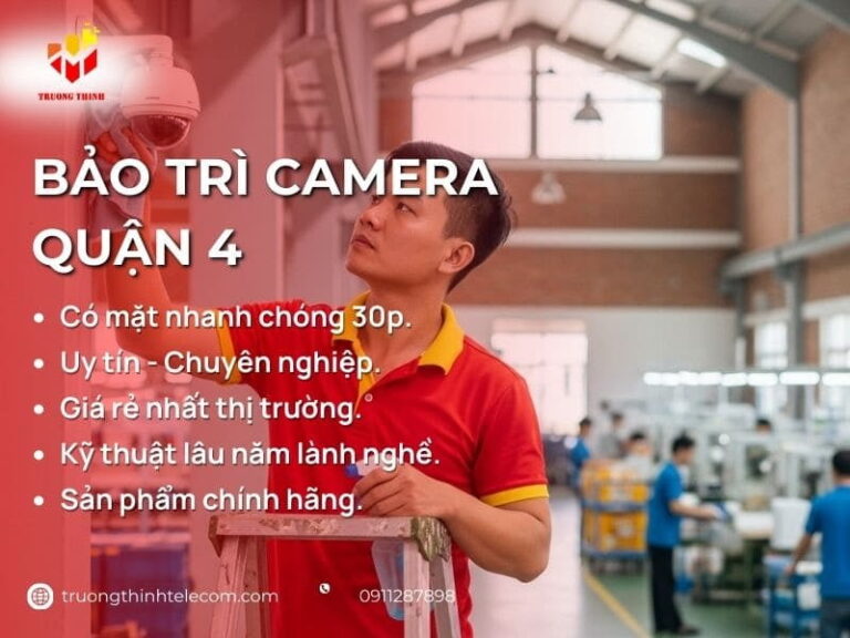 Bảo trì camera Quận 4